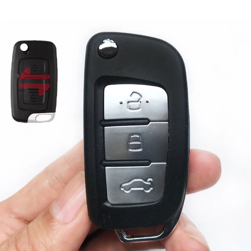 

Чехол для автомобильного ключа-Раскладушки с 2/3 кнопками для Geely Emgrand 7 EC7 EC715 EC718 Emgrand7 EC7-RV EC715