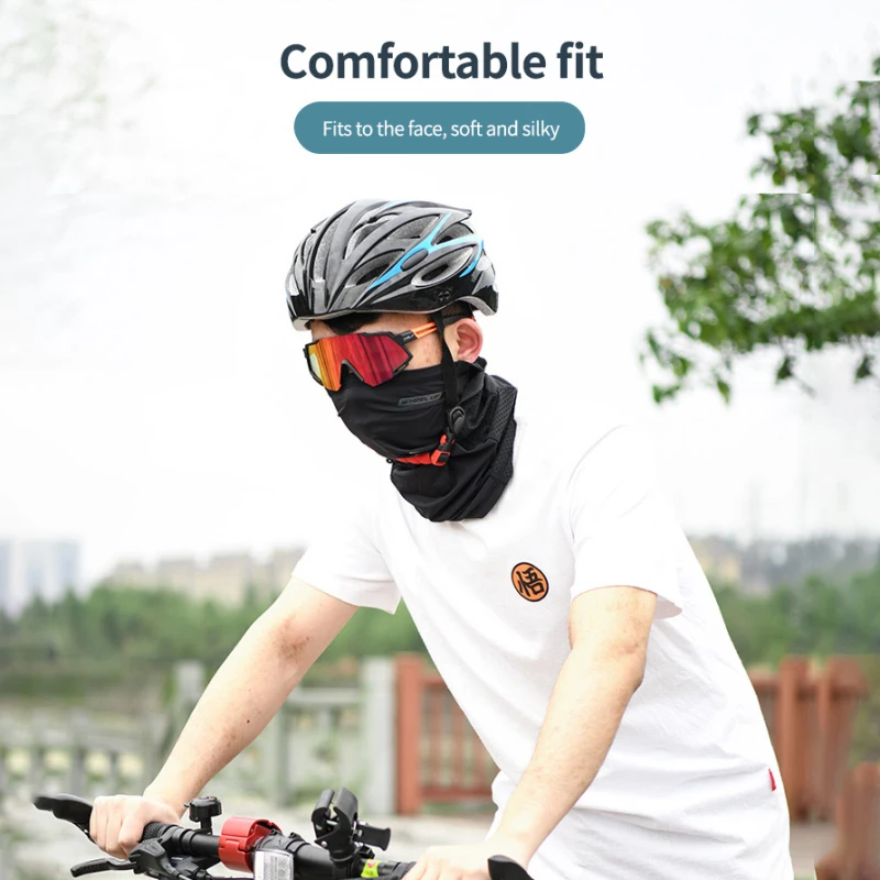 

Bike Scarf Summer Cycling Sunscreen Towel Outdoor Sports Seamless Scarf Windproof Bicycle Ice Silk Headscarf Cycling Equipment