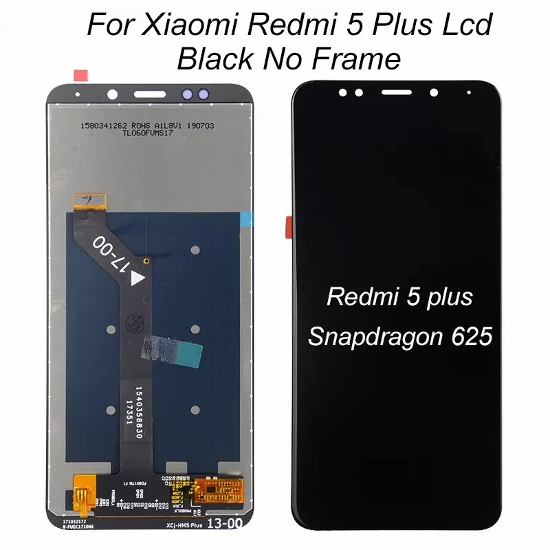 

For Xiaomi Redmi 5 Plus LCD Display Touch Screen Digitizer Replacement+Tool Kits