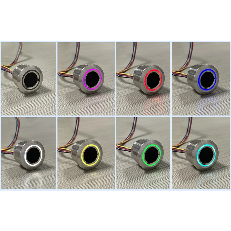 R503-5V водонепроницаемый RGB кольцевой индикатор LED DC5V круглый емкостный сканер