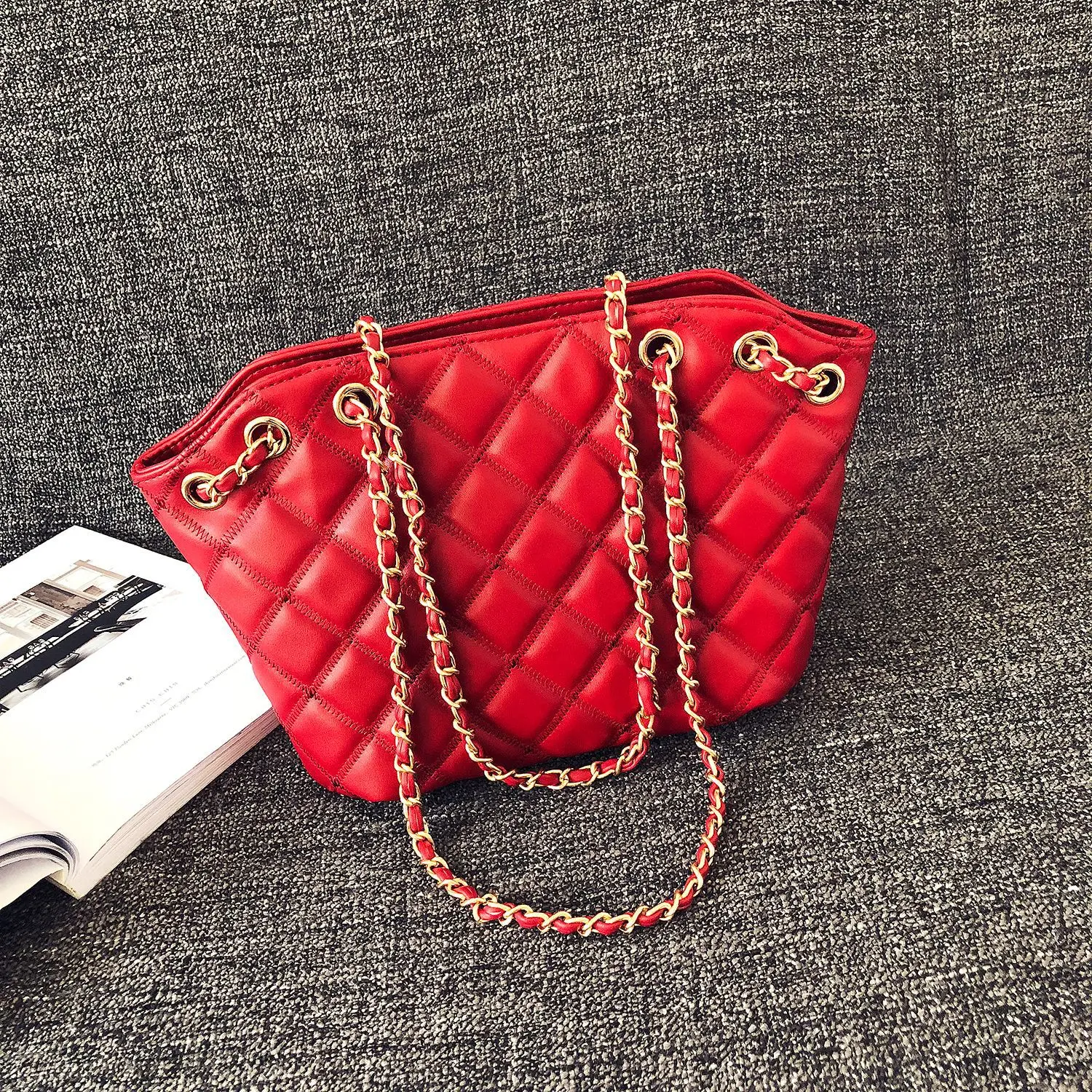 Новинка 2020 корейская мода женская вместительная сумка через плечо из