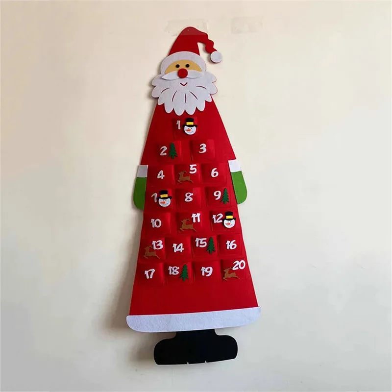 

Рождественский адвент-календарь из фетра