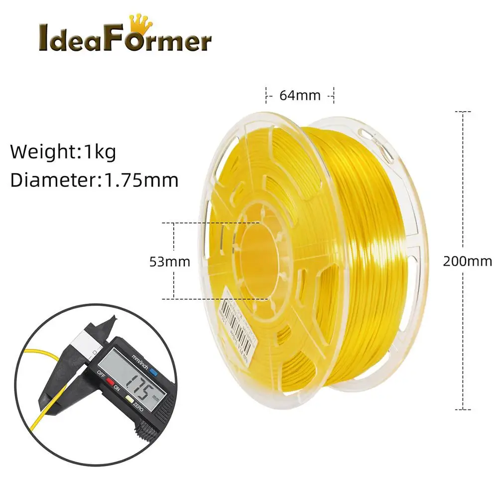 Пластиковая нить для 3D-принтера Ideaformer 1 75 мм 0 8/1 кг пла/шелкопласт/ПЭТГ/ТПУ |
