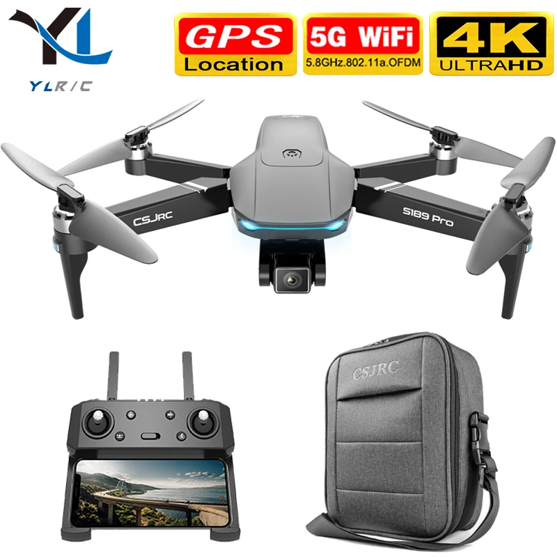 новый s189 pro drone 4k gps 5g wi fi квадрокоптер с д