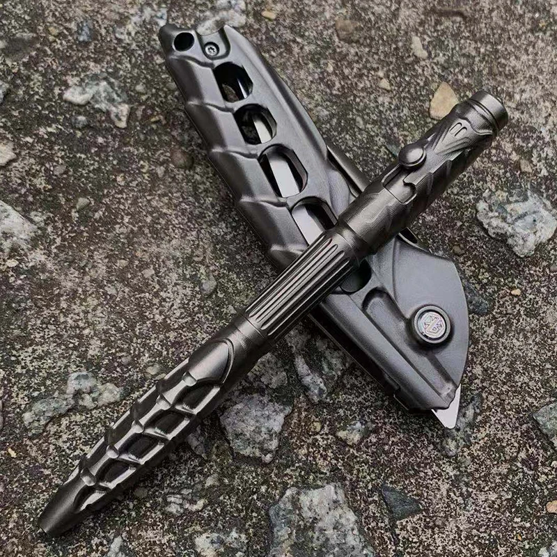 Murah EDC Titanium Alloy Pertahanan Diri Keselamatan Taktis Pena Pensil Dengan Menulis Multifungsi EDC Alat