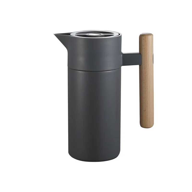 

High-grade 304 stainless steel insulation pot vacuum double-layer thermos Korean coffee pot household hot water kettle 1.2L