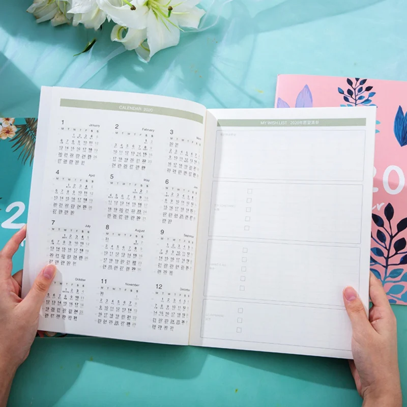 Блокноты формата А4 ежедневный Еженедельный ежемесячный Органайзер скрепленный