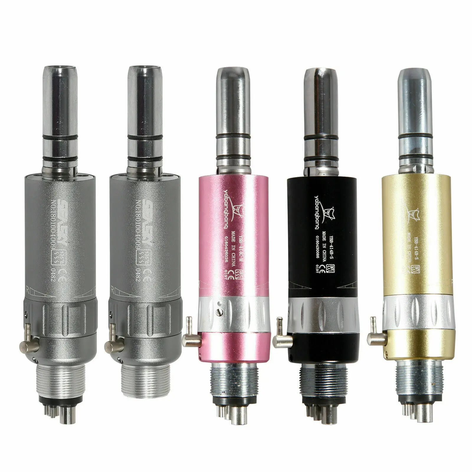 NSK Style Dental Slow Low Speed E-type 2/4 Hole Air Motor Handpiece Micromotor Free Shipping