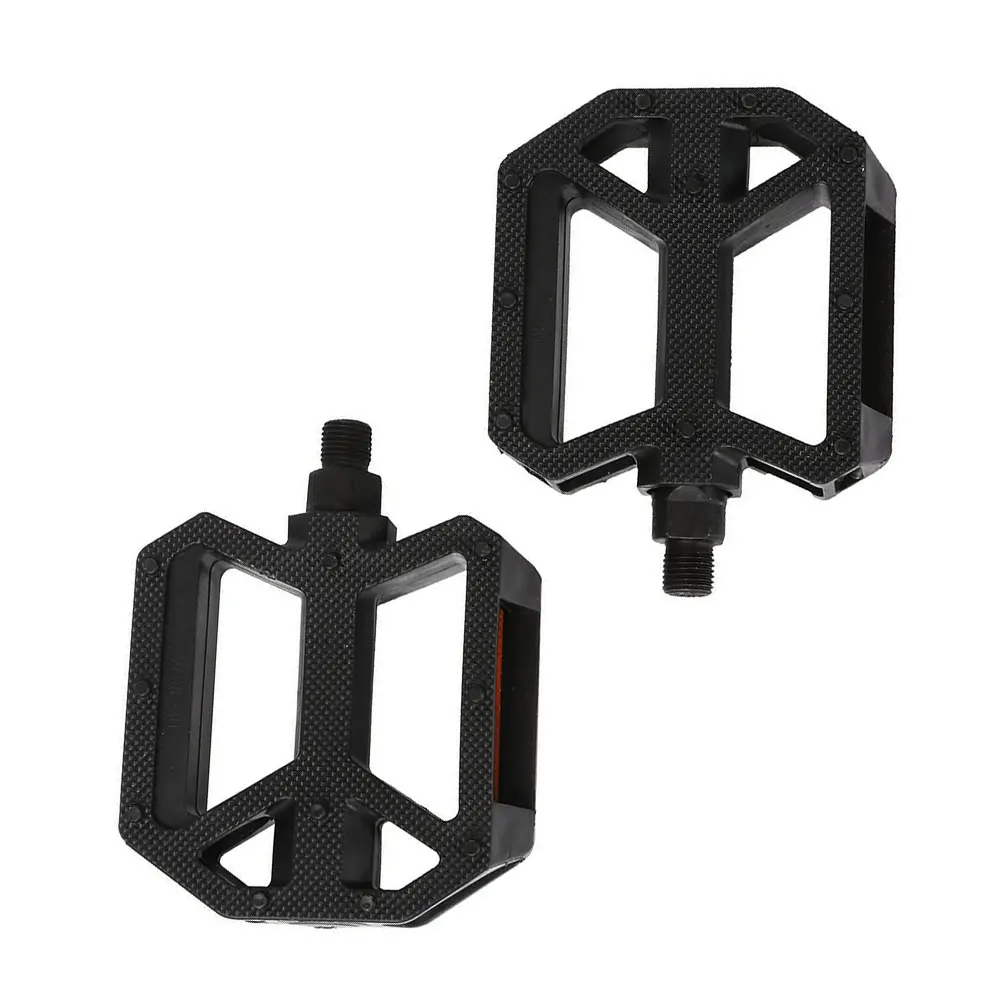 

Nylon Bicycle Pedals Ultralight Flat Platform Bike Pedals For Mountain Bike 4.53x3.66x0.94 Inch Cycling Sealed DU Bearing Pedals