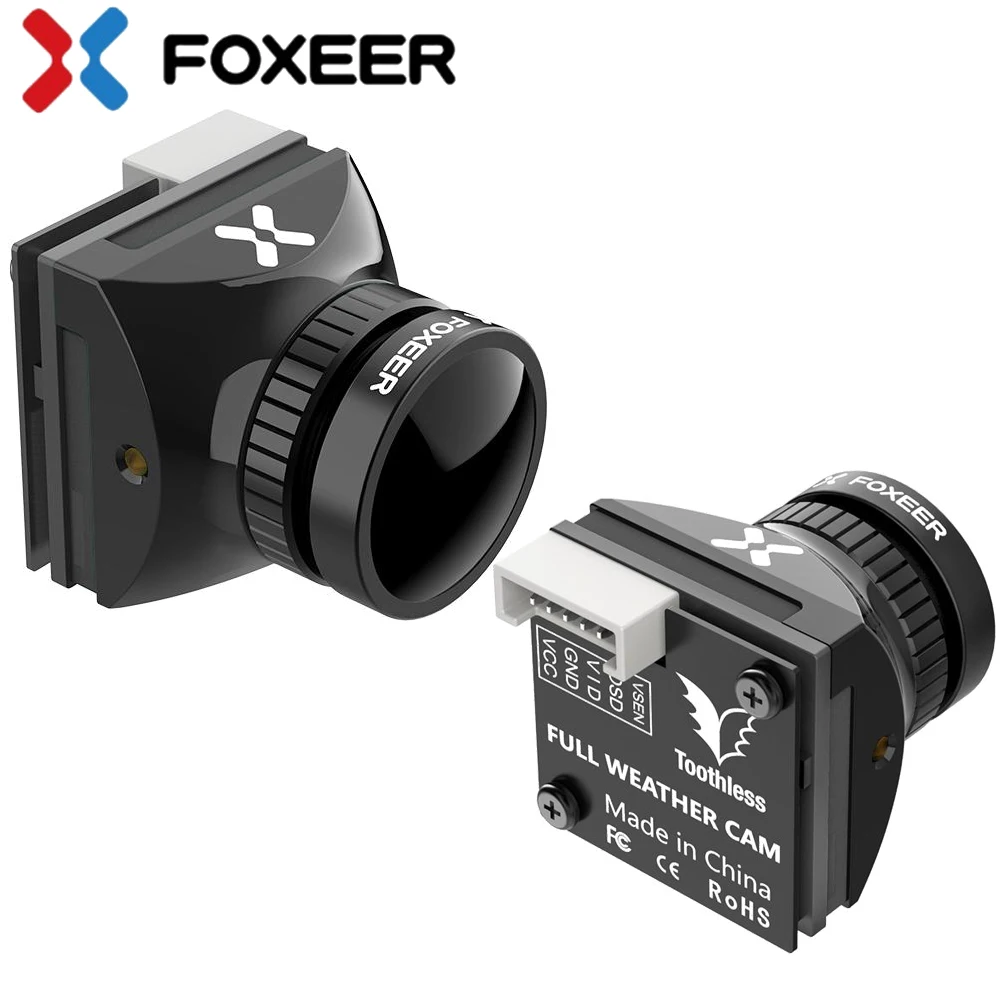 Камера Foxeer Mini/Micro CMOS 1/2/1 7 мм 1200TVL PAL/NTSC 4:3/16:9 FPV с OSD 4 6-20 в для дрона квадрокоптера