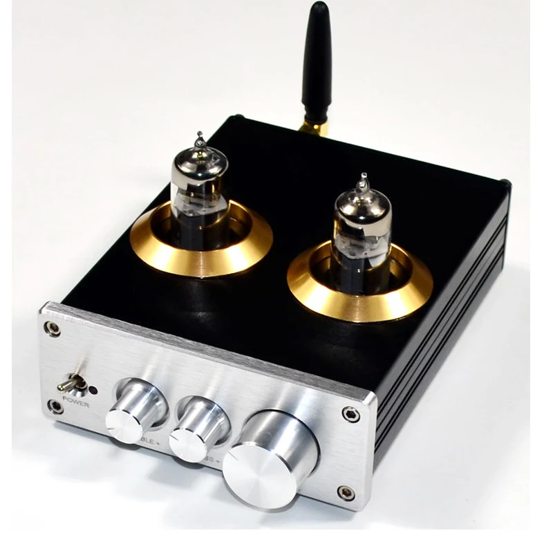 KYYSLB DC 12 В 2A 4,2 5,0 QCC3008 Bluetooth Ламповый усилитель 6J5 тонов ламповый преамп APTX машина с оригинальным NE5532 Op Amp