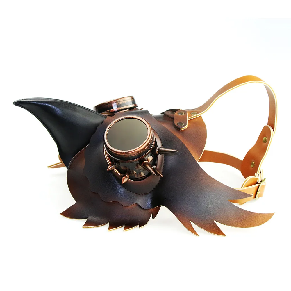 

Cosplay Halloween Punk Beak Mask Fancy Dress Ball Pu Animals Mask Bar Props