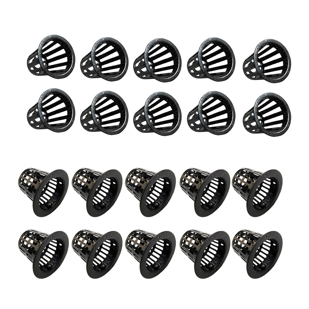 20 шт. щелевая сетка Сверхмощный фильтр для растений ведро корзина гидропоники