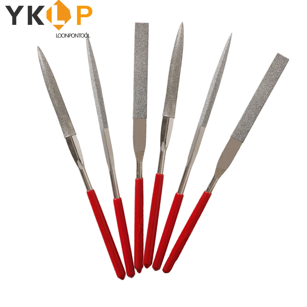

10Pcs Diamond Coating Needle File Set Grit 120 Metal Wood Glass Craft Tool 180mm