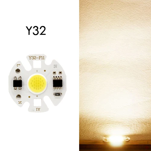 Y32 Warm white Светодиодный COB Чип смарт-ic интегрированный Диодная лампочка Y32 Точечный светильник 110V 220V без драйвера DIY светильник 10 Вт 50 Вт 70 Вт 100 Вт 150 Вт Светодиодный прожектор светильник - Испускаемый цвет: Y32 Warm white