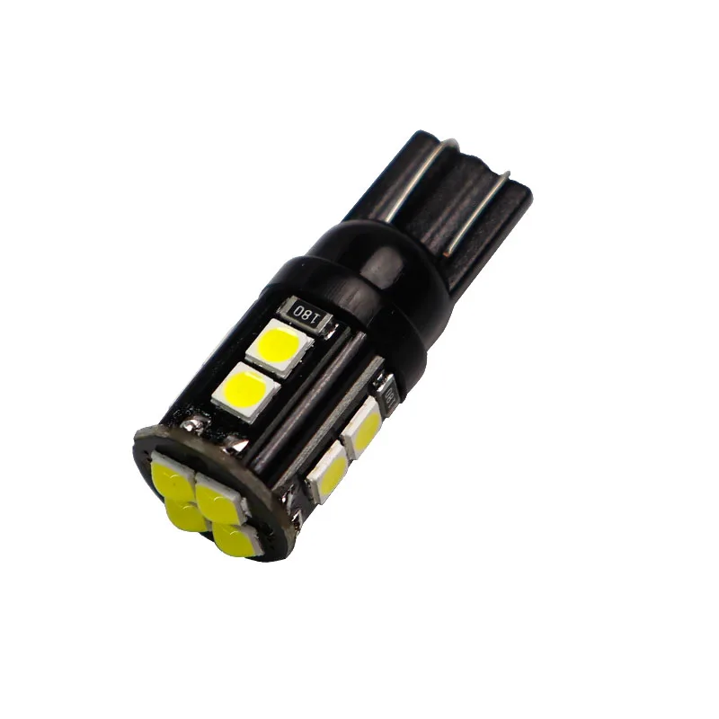 10 шт. T10 1 Вт светодиод 12 smd 3030 светодиодные выпуклые и плоские чипы 80MA W5W 168 Лампа
