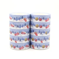 10pcslot 15mm10m solar term winter snows gloves washi tape masking tapes decorative stickers diy stationery school supply