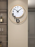 creative golden metal 3d wall clock mechanism modern design decoration relojes de pared iron watch sticker ornament home decor