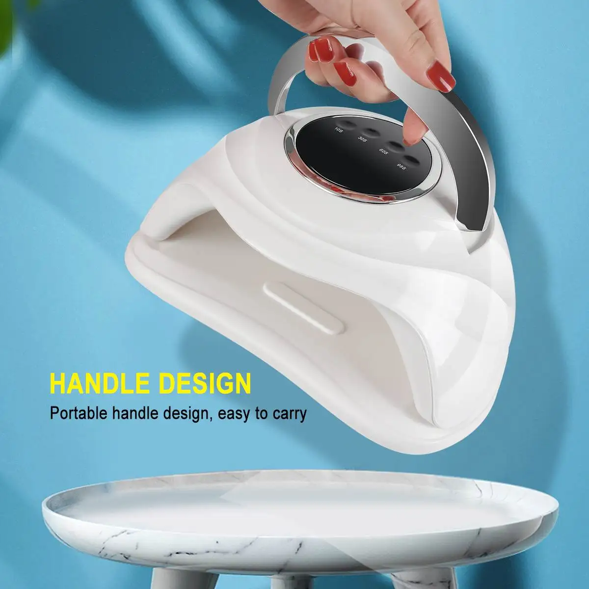 

42 LED Nail Lamp for Manicure 168W Nail Dryer Machine UV Lamp For Cure UV Gel Nail Polish With Motion Sensing LCD Display