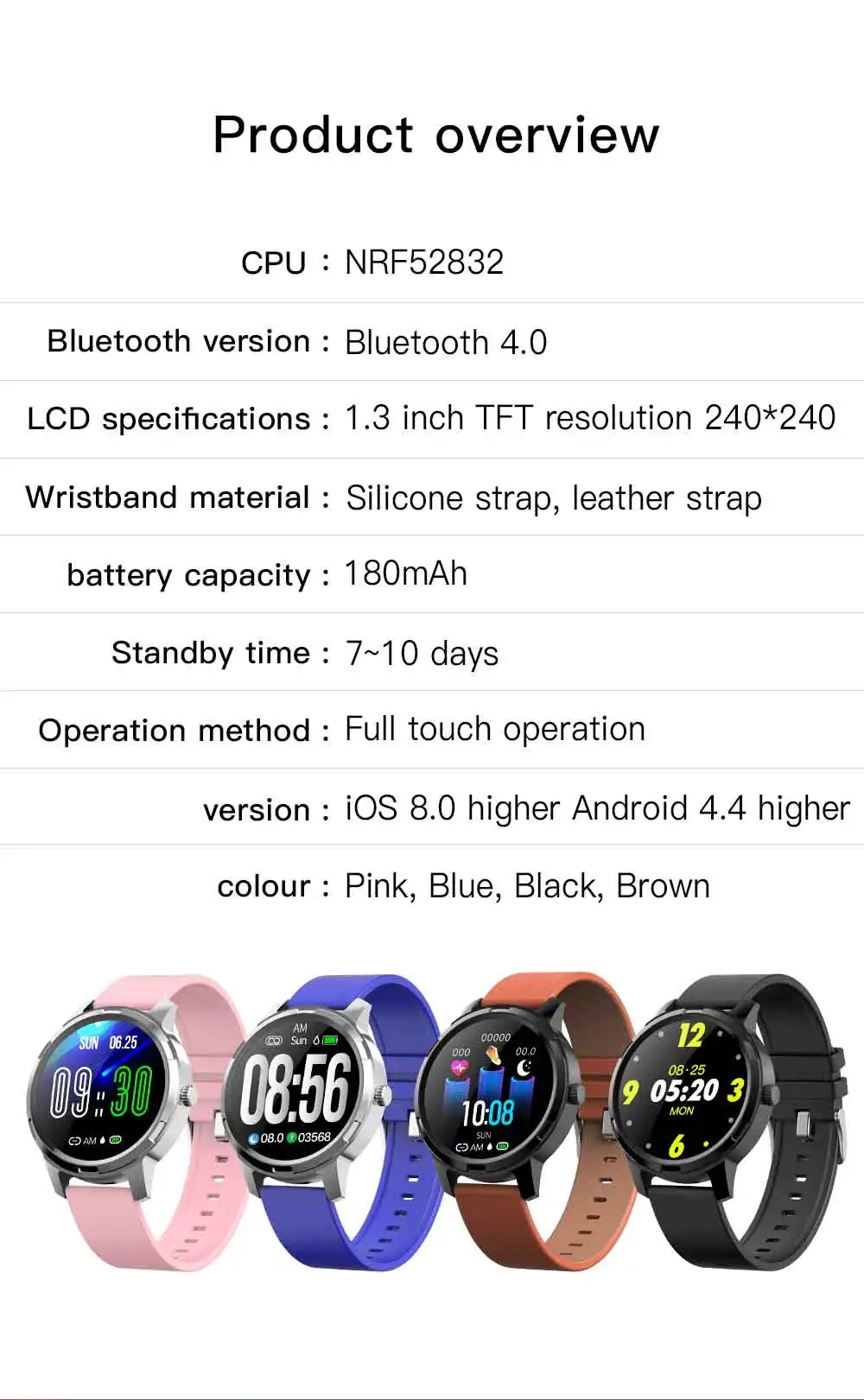 

X20 Smart Watch Waterproof Bluetooth Smartwatch Heart Rate Blood Pressure Detection Sports Fitness Tracker Watches Women Men