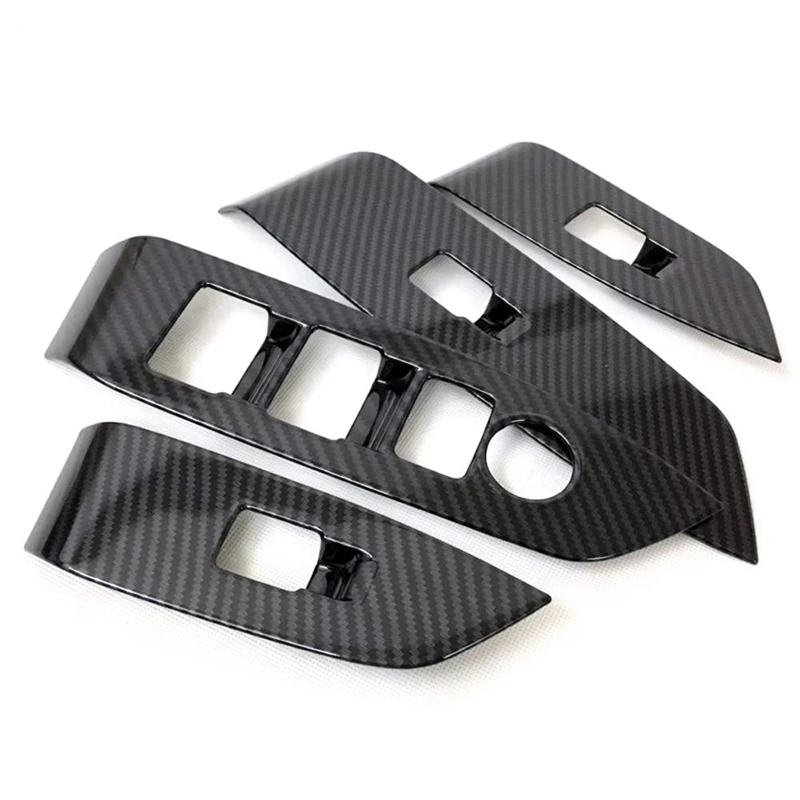 

for Mazda Cx-5 Cx5 2017-2020 LHD Car Window Lift Switch Panel Frame Cover Trim Sticker Decoration Car Accessories