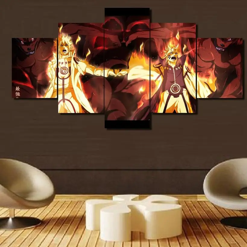 

Cartoon Manga Anime 5 pieces Wall Art Canvas Decorative Printed Posters Paintings Living Room Home Decor Pictures