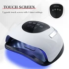 Ультрафиолетосветодиодный Светодиодная лампа для сушки ногтей маникюрная лампа для ногтей 4 режима с датчиком движения ЖК-дисплей таймер установка отверждения полигель-лака для ногтей