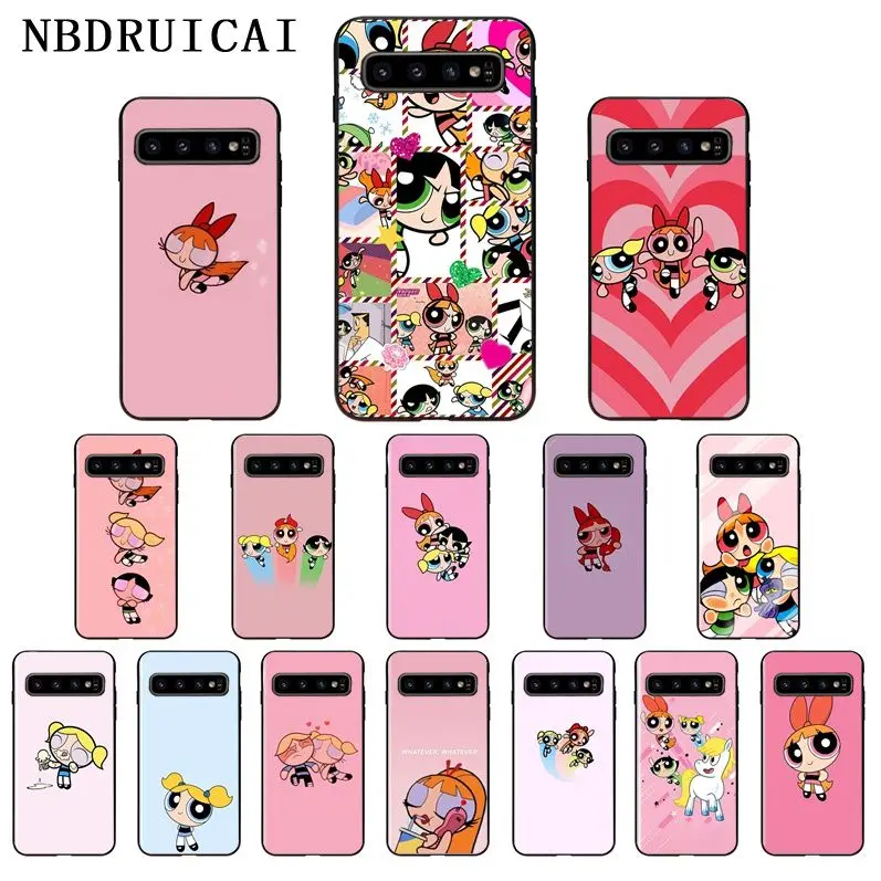 NBDRUICAI милый power puff Girls полицейский INS чехол для телефона samsung S9 plus S5 S6 edge S7 S8 S10 E plus| |