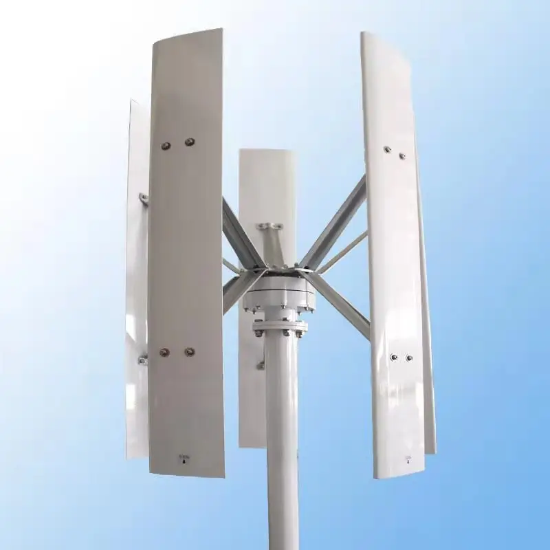 

Mars Rock 300W 12V or 24V 3 or 5 blades Vertical Axis Wind Turbine with Free Wind Controller