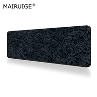 black abstract texture large gaming mouse pad computer table mousepad locking edge rubber gamer big desk mat 80x30cm90x40cm