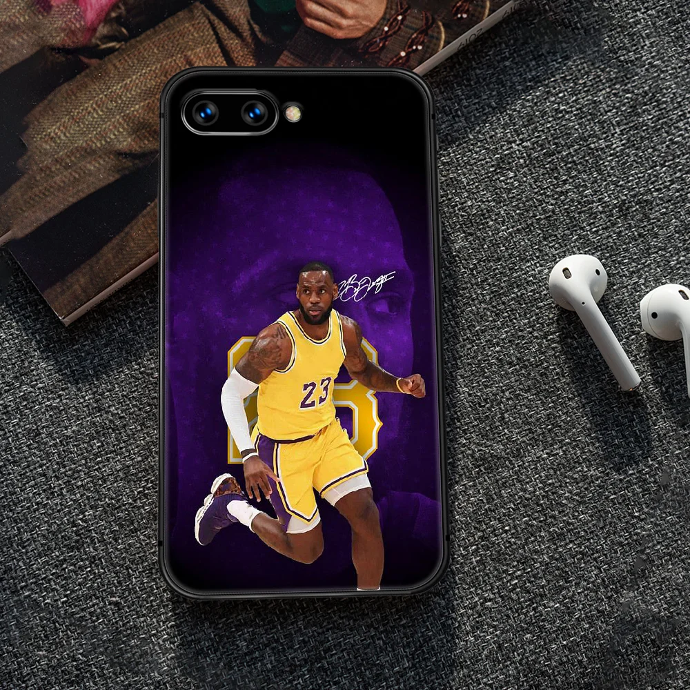 

james basketball star 23 Phone Case Cover Hull For HUAWEI honor 7a 8 8s 8a 8x 9 9x 10 20 i Lite Pro black Prime Fashion Hoesjes