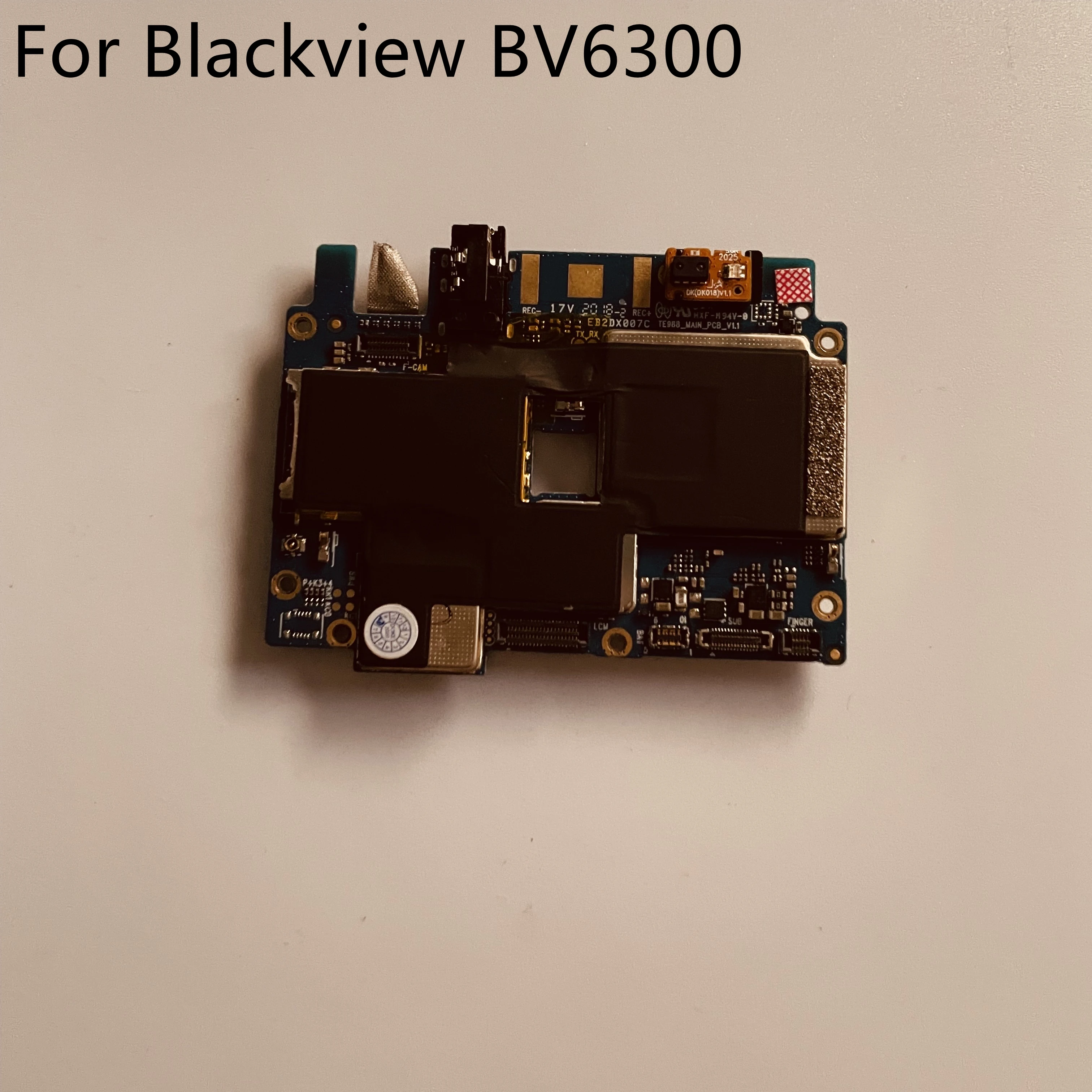 Б/у оригинальная материнская плата 3G RAM + 32G ROM для BLACKVIEW BV6300 MediaTek Octa-core A25 5 7 &quot720*1440