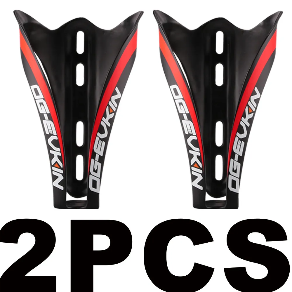 BC-005-Red-2Pcs OG-EVKIN OG-BC005 карбоновая флягодержатель, Аксессуары для велосипеда, светильник, вес карбонового волокна, флягодержатель для воды, велосипедный держатель для напитков - Цвет: BC-005-Red-2Pcs