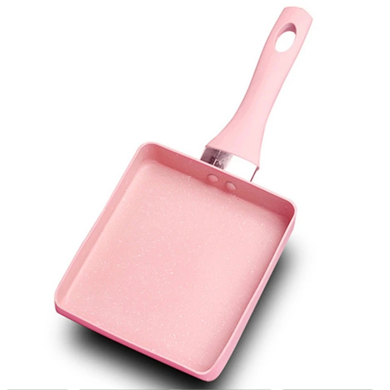 

Nonstick Retangular Omelette Pan Tamagoyaki Egg Pan for stovetop and Induction