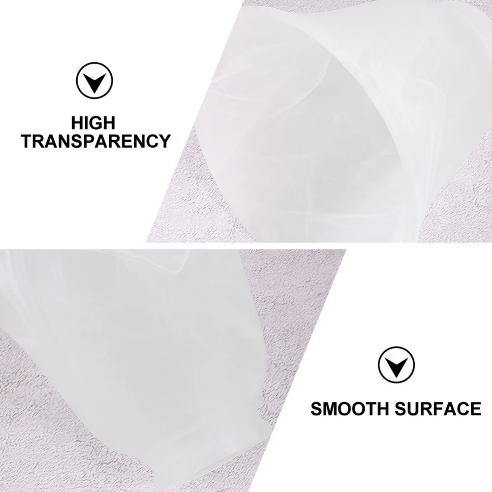 

3pcs Frosted Glass Lampshade Fashionable Light Cover E27 Interface Lamp Cover