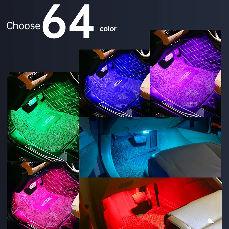 저렴한 Led 자동차 장식 조명 백라이트 인테리어 분위기 조명 RGB APP 무선 원격 음악 제어 다중 모드 주변 램프 구매 Led 자동차 장식 조명 백라이트 인테리어 분위기 조명 RGB APP 무선 원격 음악 제어 다중 모드 주변 램프