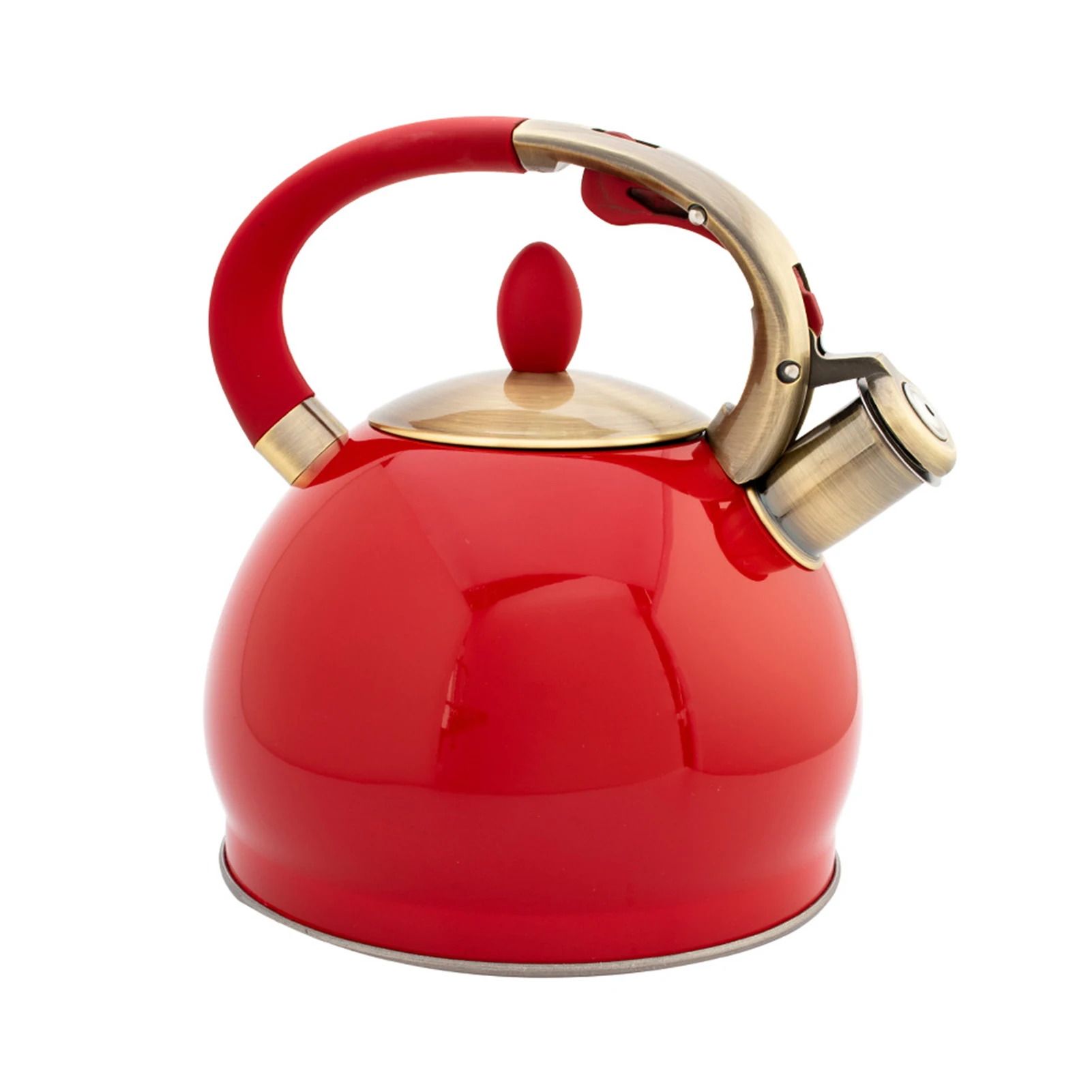 Large Capacity Induction Cooker With Handle Automatic Whistling 3.5L Teapot Stove Top Ergonomic Tea Kettle Stainless Steel | Дом и сад