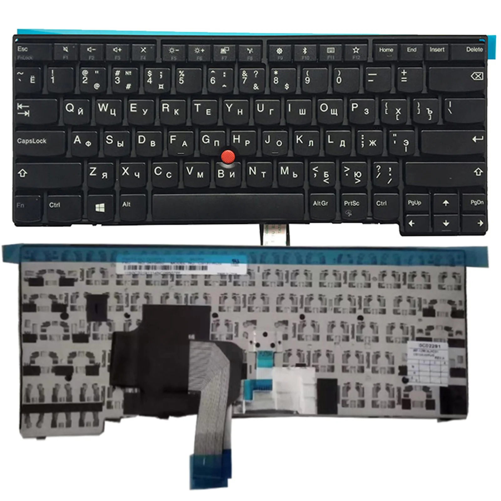 

Русская клавиатура для ThinkPad L440 L450 L460 T431S T450S E440, Черная