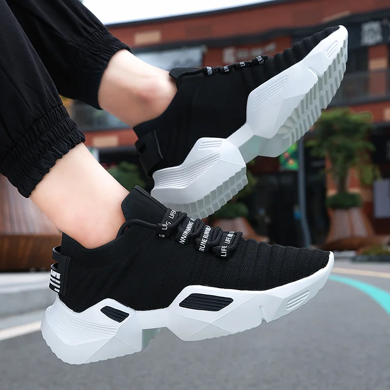 

New Running Shoes Men Casual Sneakers Fashion Non-slip Jogging Walking Sports Shoes Outdoor Comfortable Training Athletic Shoes