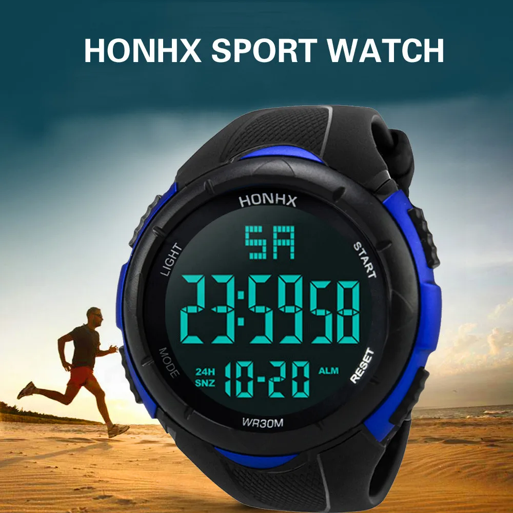 

Luxury Sport Watch Men Analog Digital Military Silicone Watch Men Led Waterproof Wrist Watch For Gifts Electronics Smart Clock