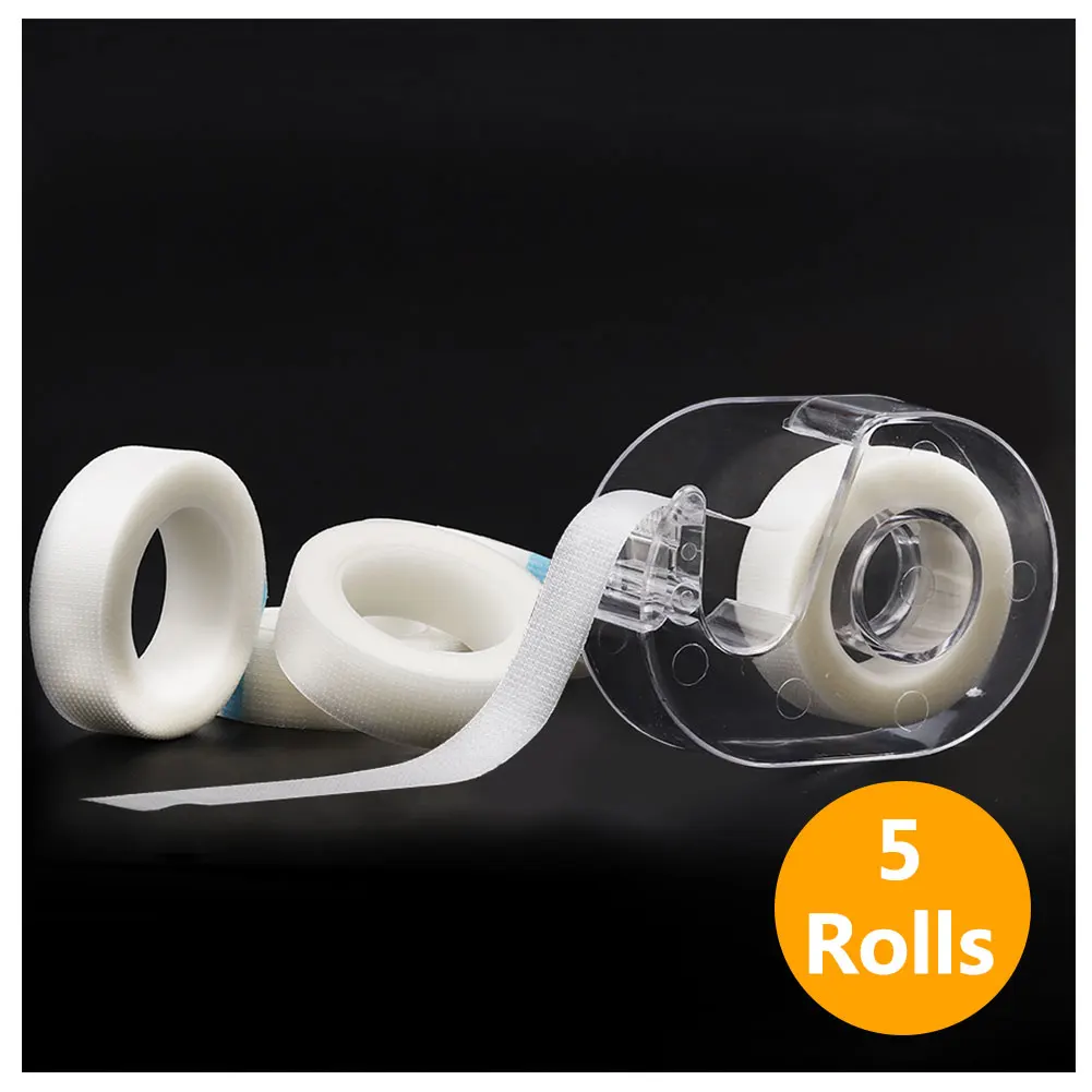 Волокно для наращивание ресниц Free Eye Pads Rolls Micropore Tape белая лента под глаза бумажные