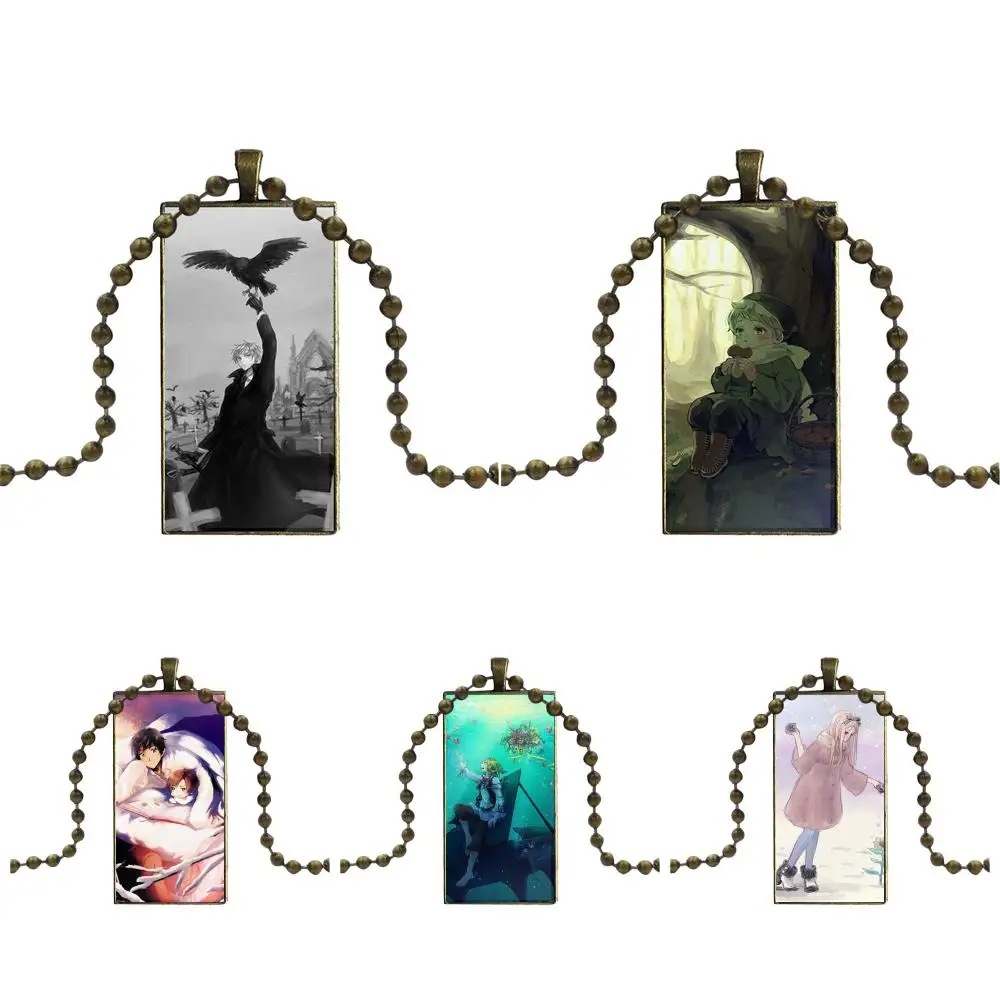 EJ glaze для женщин подарки модное ожерелье мальчика ручная работа Прямоугольная