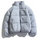 Мужская теплая парка с хлопковой подкладкой, свободная однотонная куртка с защитой от ветра, зимняя одежда, 2022