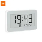 Цифровые часы Xiaomi BT4.0, беспроводные Смарт-часы с гигрометром и термометром, ЖК-дисплей, инструменты для измерения температуры