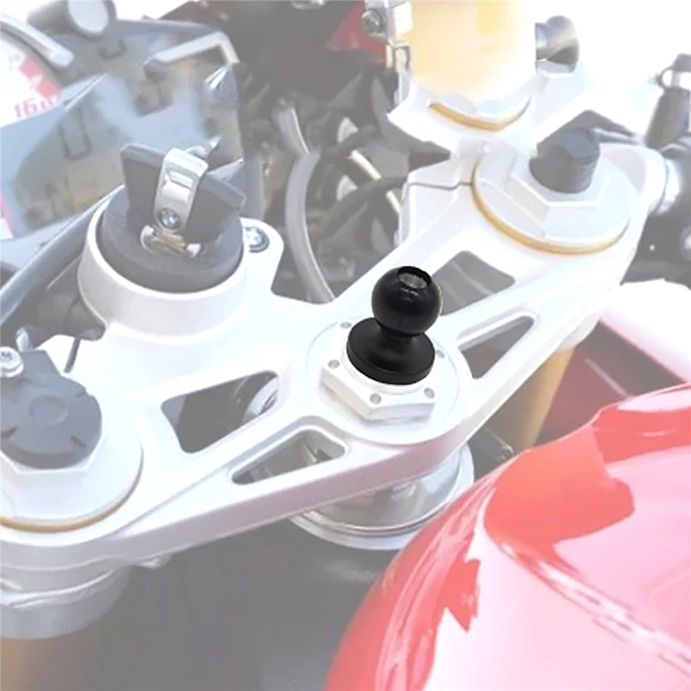 360 градусов вращение мотоцикл велосипед вилка крепления основании стебля с мячом