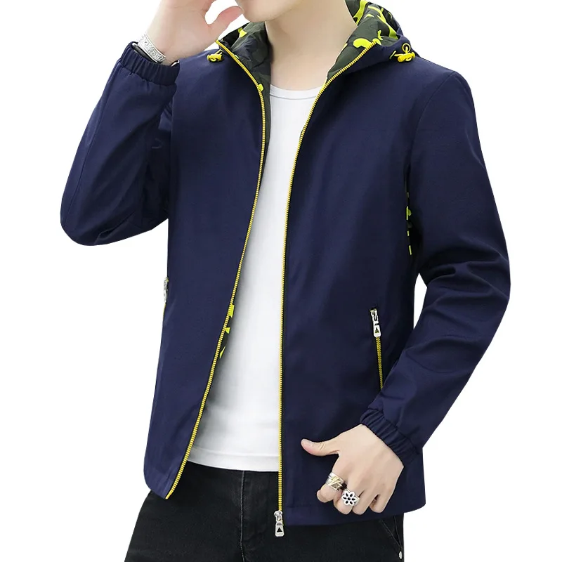 

Men's Tooling Jacket Korean Version Trend 2021 New Autumn Handsome Sports Casual Wear Spring Autumn Jacket Men's Clothing
