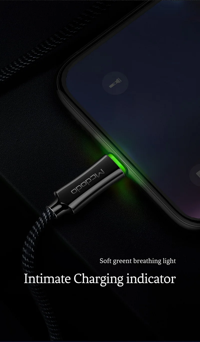 MCDODO автоматическое отключение PD Быстрая зарядка USB кабель для iPhone 11Pro XS Max XR X 8 7 6 6S Plus type C быстрое зарядное устройство для зарядки телефона