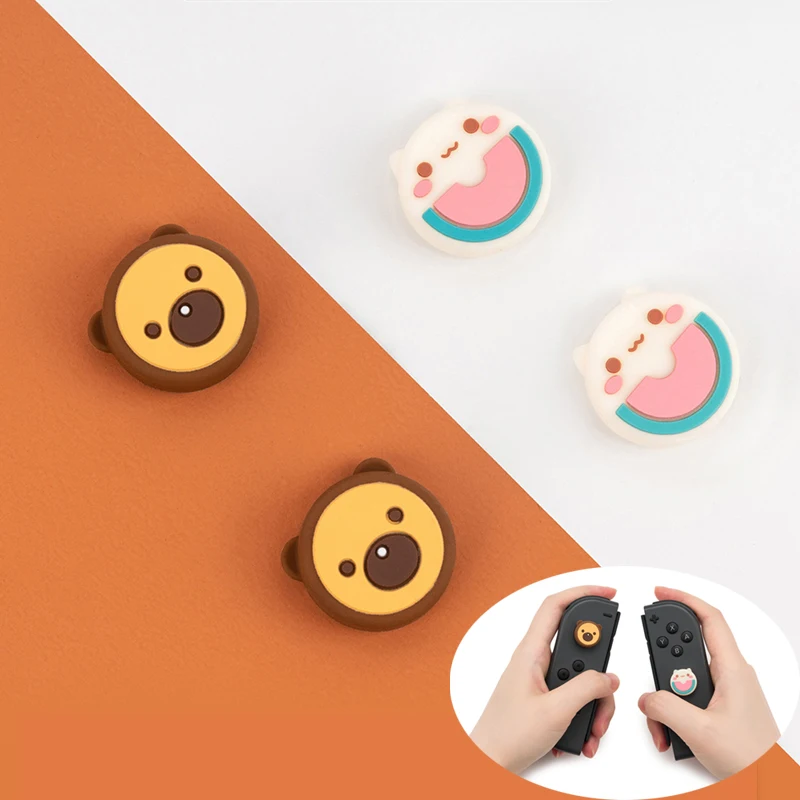 Крышка для джойстика Nintendo Switch Lite мягкая силиконовая 4 шт. | Электроника