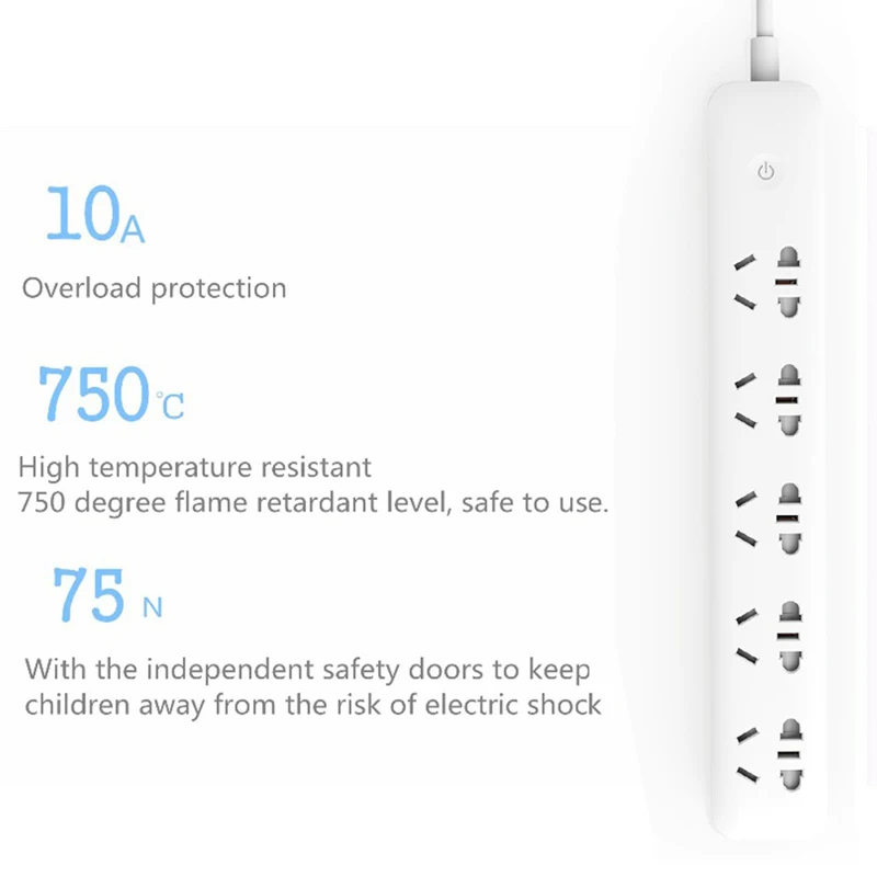 Блок питания XIAOMI для умного дома электрическая розетка Wi Fi дистанционное