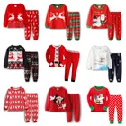 Детский пижамный комплект, одежда для маленьких мальчиков, одежда для сна для девочек, одежда для сна, детские рождественские пижамы с лосями, сказочные рождественские пижамы, пижама Минни, одежда для сна